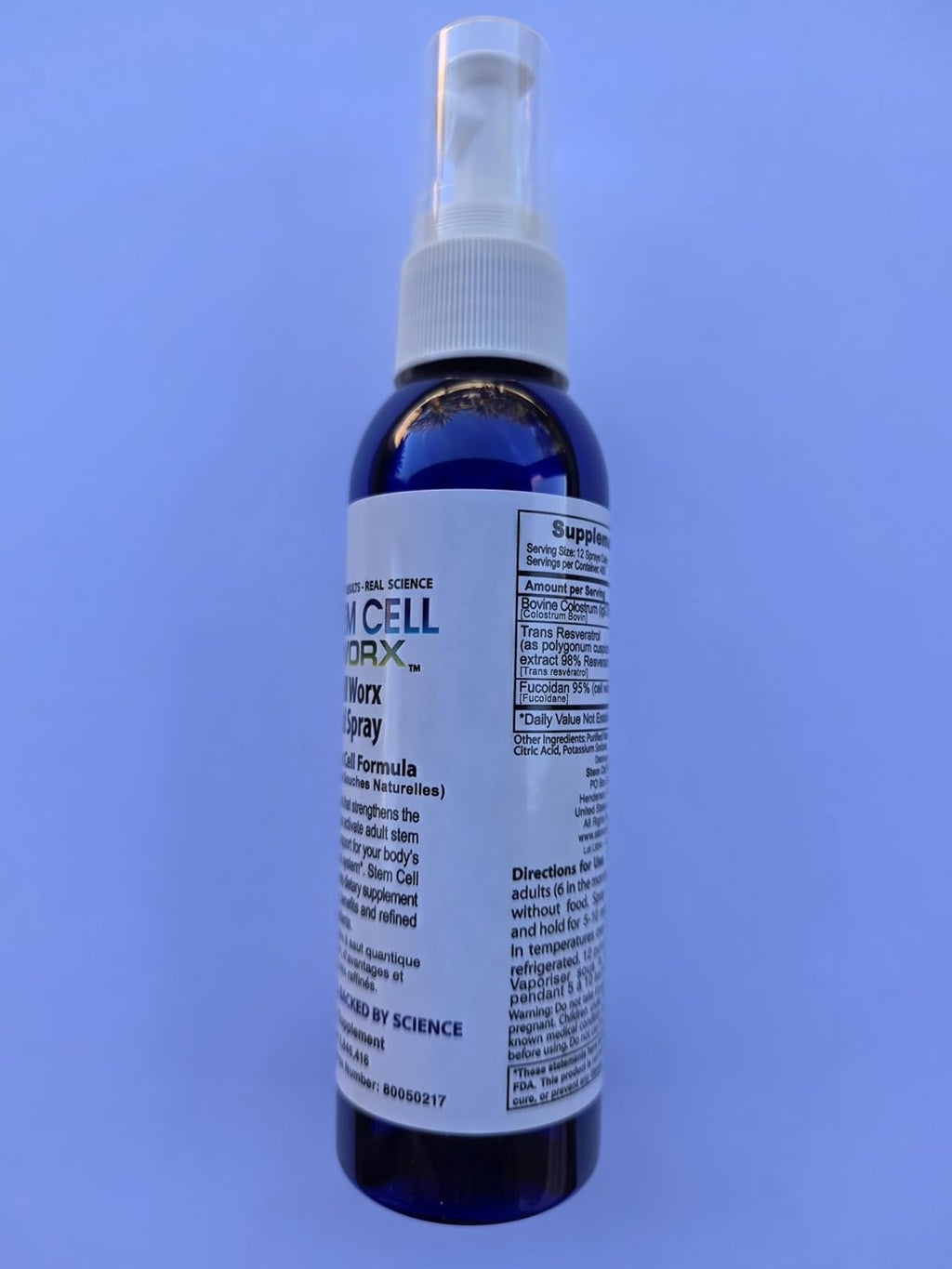Stem Cell Worx Suplemento Intraoral para Células Madre - Paquete de 3
