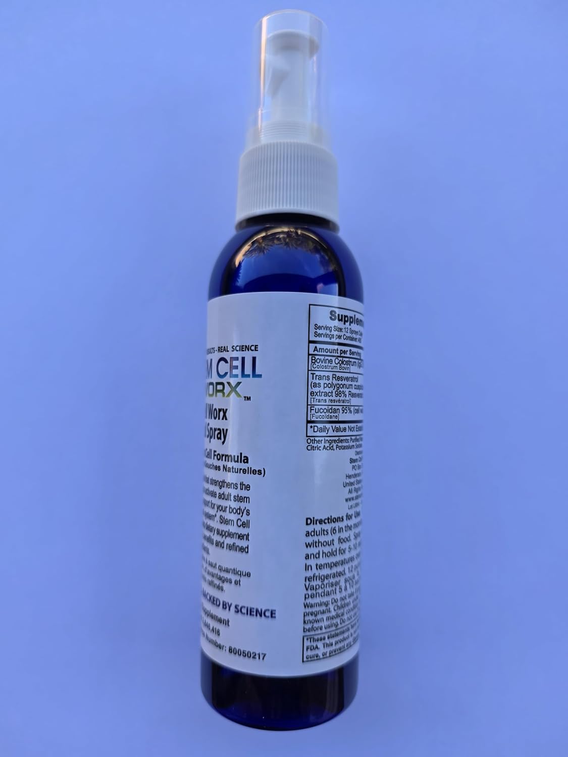 Stem Cell Worx Suplemento Intraoral para Células Madre - Paquete de 3