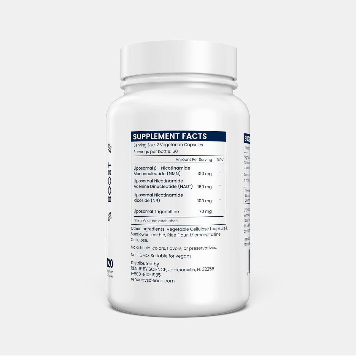 Renue By Science NAD+ Complete – 120 – Ayuda a combatir el cansancio y la fatiga* – Image 3