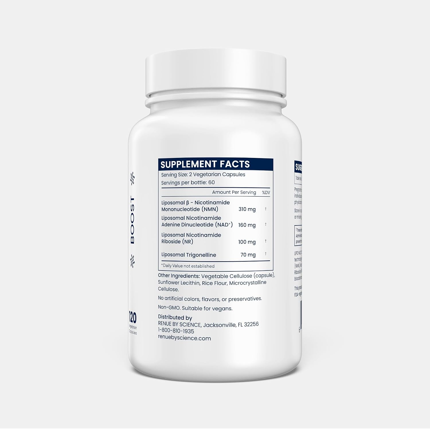 Renue By Science NAD+ Complete – 120 Cápsulas Liposomales con NMN, NR y Trigonelina