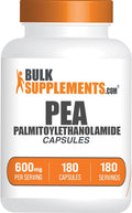 Palmitoylethanolamida (PEA) 600mg - 180 Cápsulas - BulkSupplements