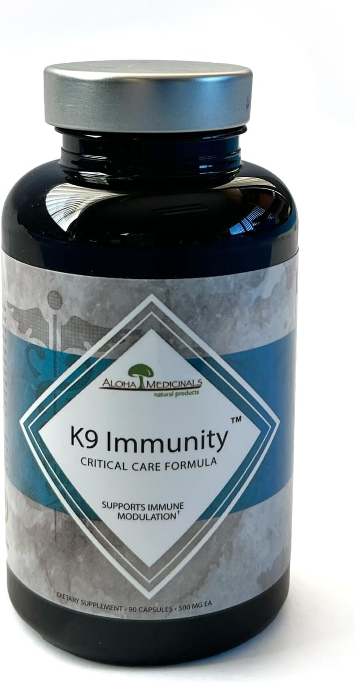 Aloha Medicinals K9 Immunity, 90 Cápsulas - Suplemento Inmunitario para Perros