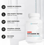 Biogenique Vitamina B6 100 mg - Cápsulas de Piridoxina (120 Cápsulas)