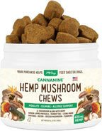 iHeartDogs Hemp Mushroom Chews para perros - 60 unidades