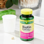 Spring Valley Biotin 10.000 mcg, 120 cápsulas blandas
