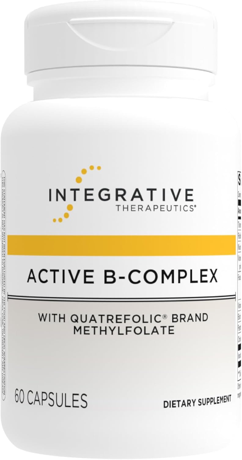 Integrative Therapeutics Active B-Complex - Apoyo Energético Celular y Salud Cardíaca con Vitaminas B2, B6 y B12 - 120 Cápsulas