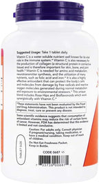 Now Foods Vitamina C-1000 con Escaramujo y Bioflavonoides, 250 Tabletas