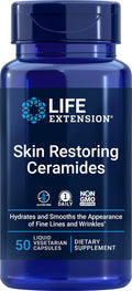 Life Extension Skin Restoring Ceramidas, 50 Cápsulas Vegetales - Complemento de Fitoceramidas