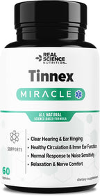 Tinnex Miracle - Complemento Alimenticio para el Apoyo Auditivo con Vitaminas B, C, K y Óxido Nítrico