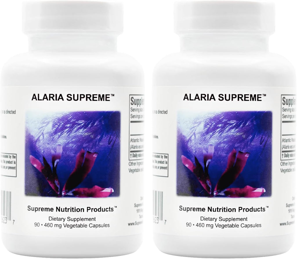 Supreme Nutrition Alaria Supreme - 90 Cápsulas Vegetarianas de Wakame Atlántico Puro