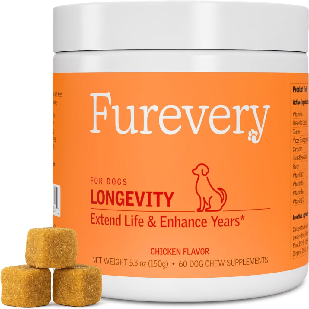 Furevery Multivitamínico para Perros 11-en-1 – 60 Masticables sabor a Pollo