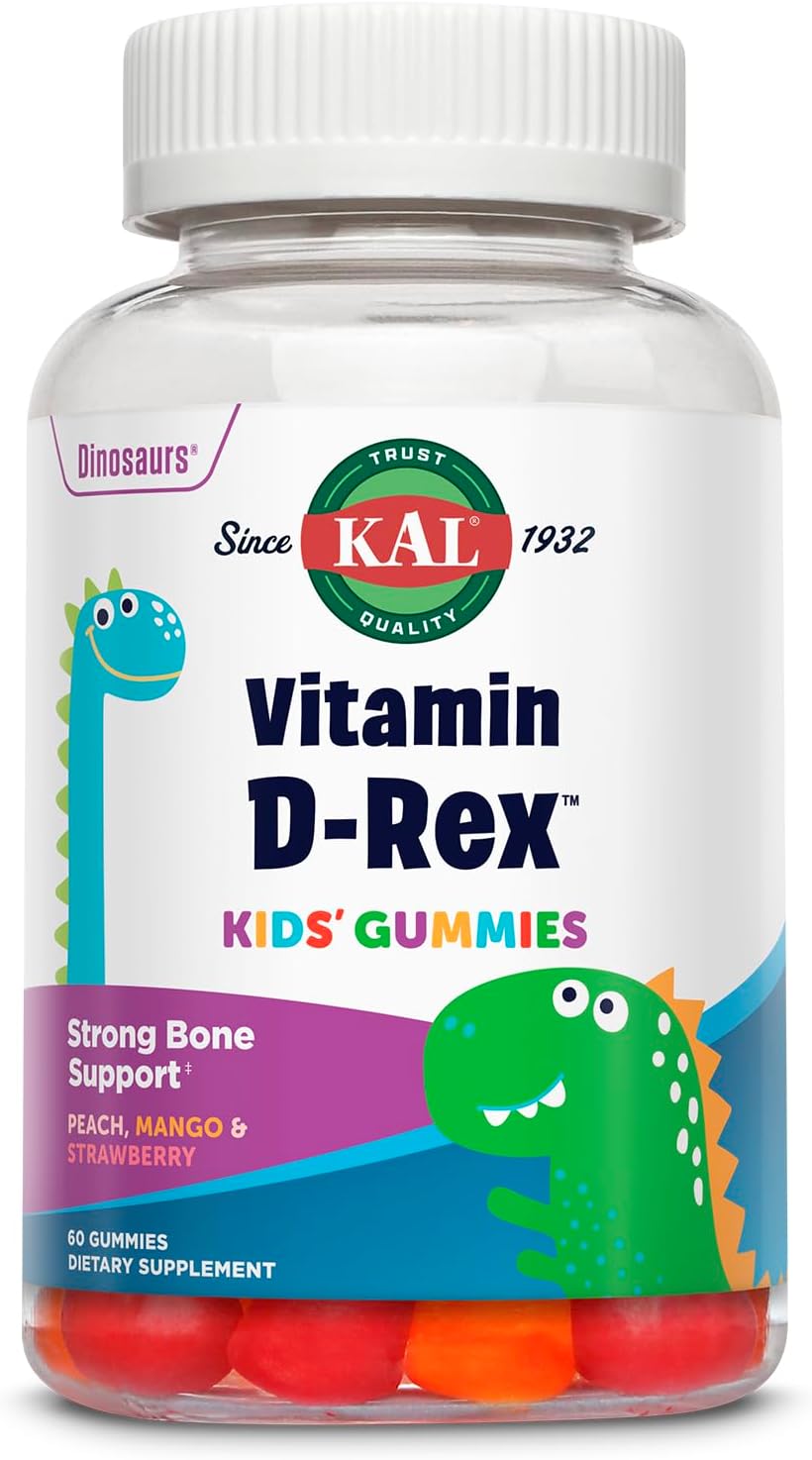 KAL Vitamin D-Rex Gominolas de Vitamina D3 para Niños