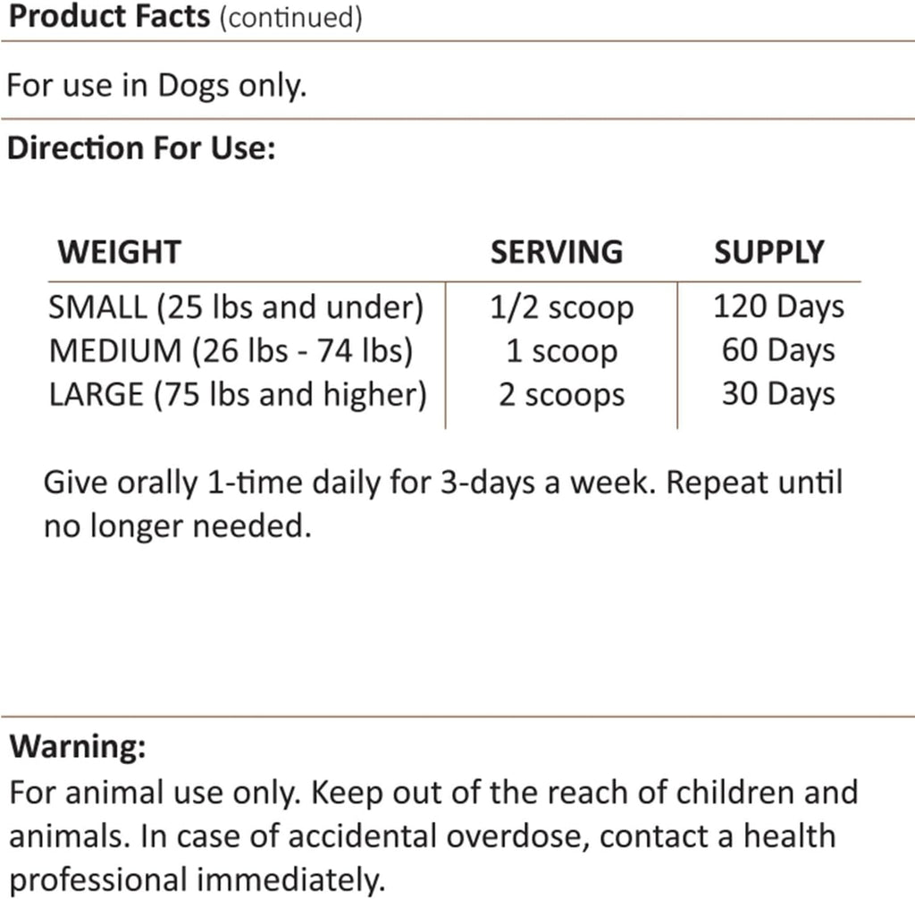 Amber NaturalZ Carticil Plus Suplemento Herbal para Perros - Apoyo Multisistémico (60 Días para Perros Medianos)