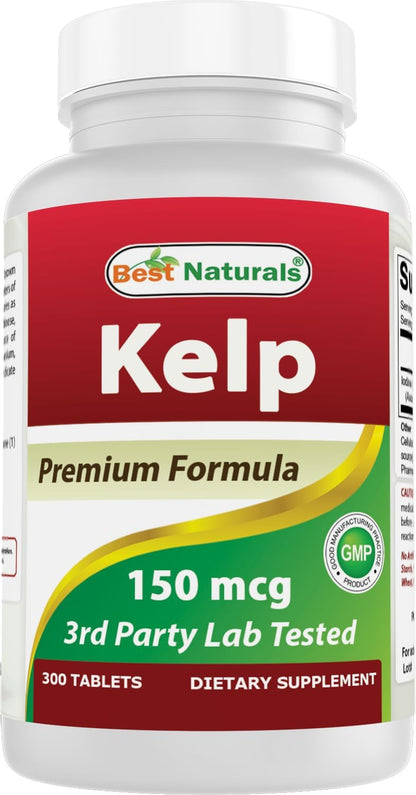 Best Naturals Suplemento de Kelp 150 mcg, – Probado en laboratorio: Best Naturals se somete a pruebas de – Image 1