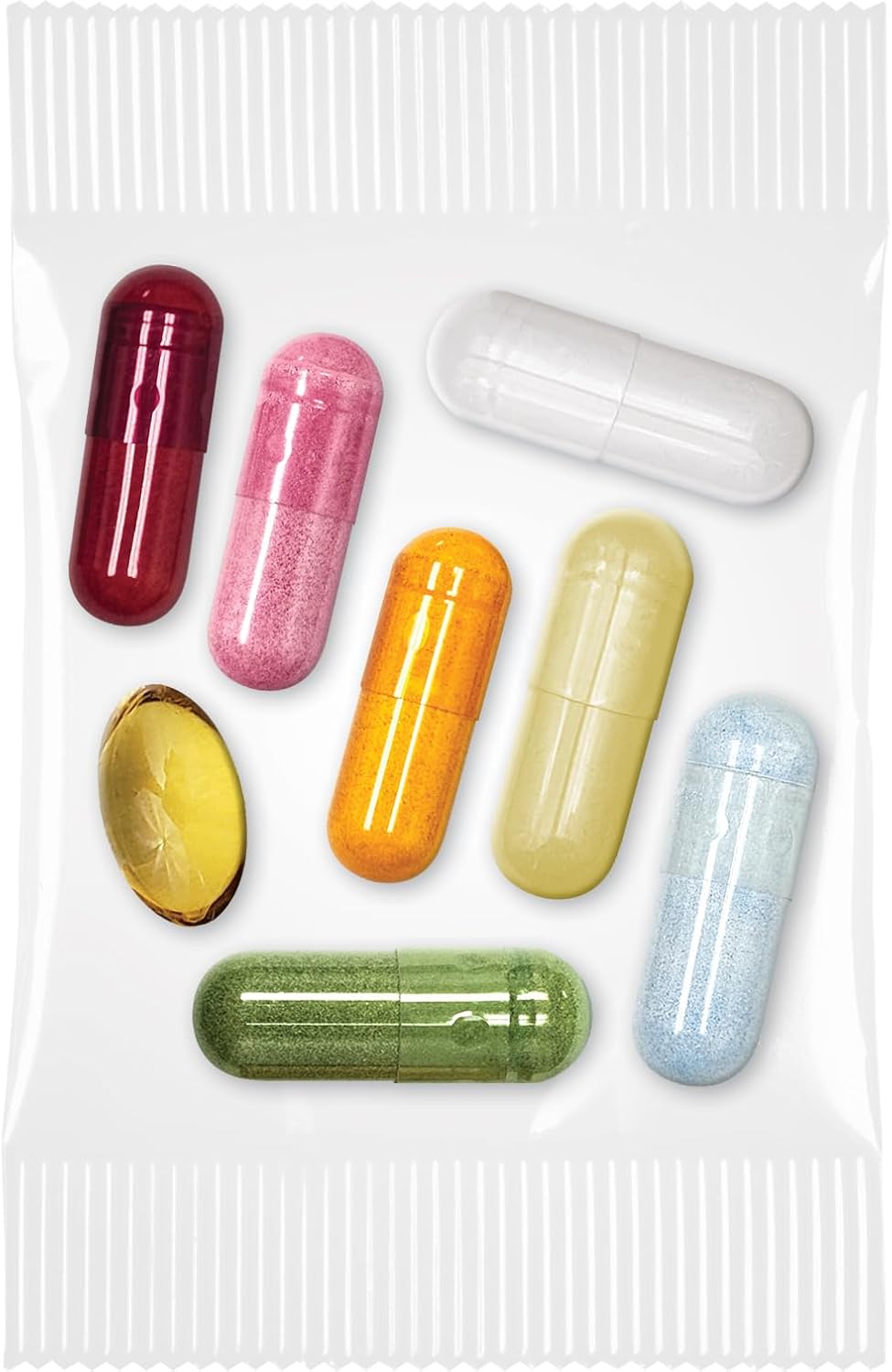 Great Start Pack Diario Todo en Uno - Nutrición Esencial con Vitaminas C, D3, K2, Complejo B, Zinc, Minerales Traza, Super Greens y Colágeno Marino - 30 Días