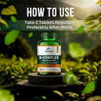 Complexo de Vitaminas B a Base de Plantas con B12 Metilada 1000 mcg - 60 Comprimidos Sublinguales