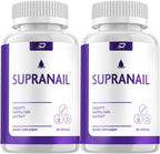 Supranail Capsules - Suplemento para Uñas con Biotina, Zinc y Vitamina C (2 Paquetes, 120 Cápsulas)