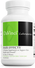 DAVINCI Labs Hair Effects - Hair Supplement with Biotin, Zinc, and Saw Palmetto - 90 Vegetable Capsules