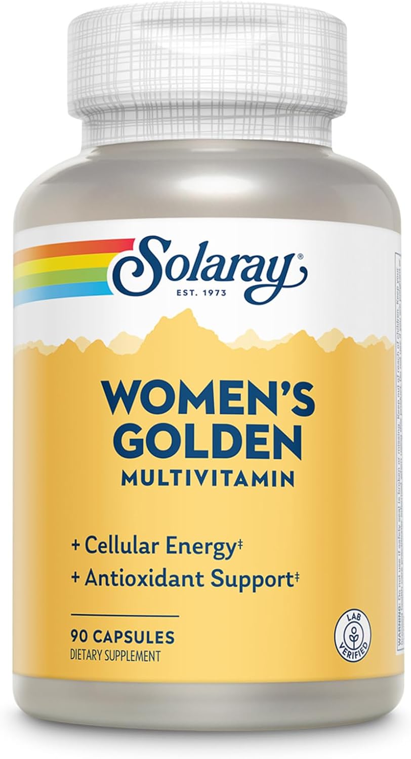 SOLARAY Multivitamínico Golden para Mujer - 90 Cápsulas