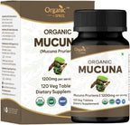 ORGANIC SPREE Comprimidos de Mucuna - USDA Orgánico, Apoya la Energía y el Bienestar General*, 120 Comprimidos - Paquete de 3