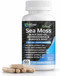 Cápsulas de Musgo Marino con Aceite de Comino Negro y Ashwagandha – Fórmula de Bienestar y Vitalidad Diaria para Mujeres y Hombres
