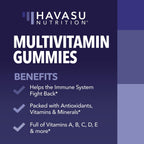 Gominolas Multivitamínicas para Adultos - Con Vitamina C, D y Zinc - 60 Gominolas - Sabor Bayas Mixtas