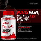 Vital PumpXL Gummies, Official Vital Pump XL Gummies para Hombres - Máxima Potencia, Apoyo Natural para la Salud y el Bienestar General, Fórmula Avanzada VitalPumpXL (Paquete de 2)