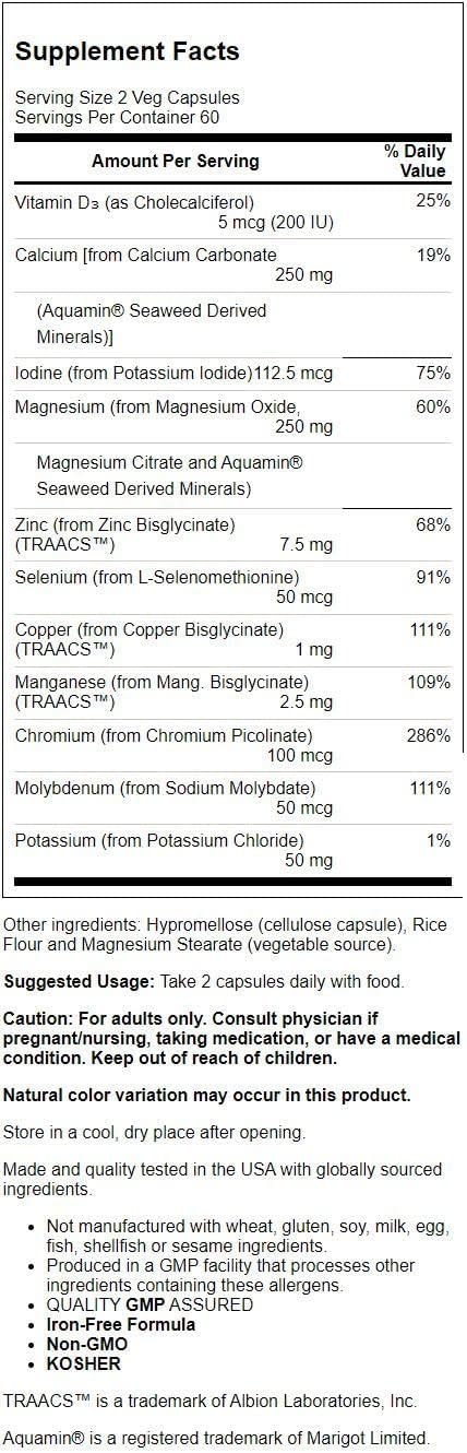 Now Foods Full Spectrum Mineral 120 Cápsulas