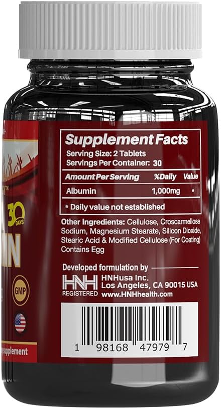 Dr.K&C Mega Albumin - Suplemento de Albúmina 1000mg (2x60 Comprimidos)