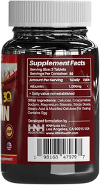 Dr.K&C Mega Albumin - Suplemento de Albúmina 1000mg (2x60 Comprimidos)