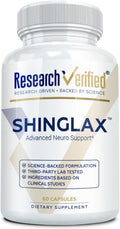 Research Verified Shinglax - Melisa, Enzimas Proteolíticas, Complejo de Setas, Complejo B, Orégano, Zinc - Sin OGM - 60 Cápsulas