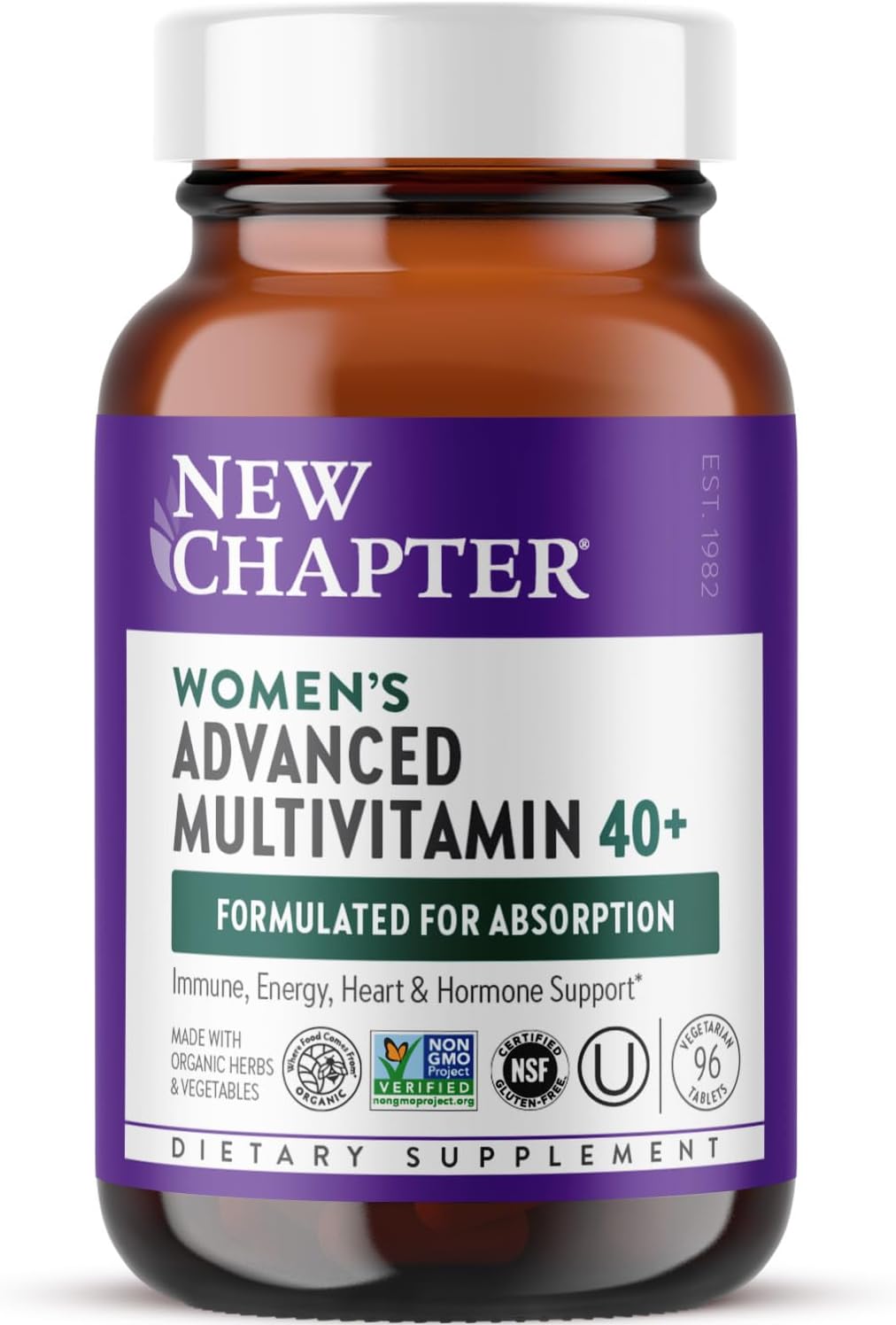 New Chapter Multivitamínico Avanzado para Mujeres de 40+