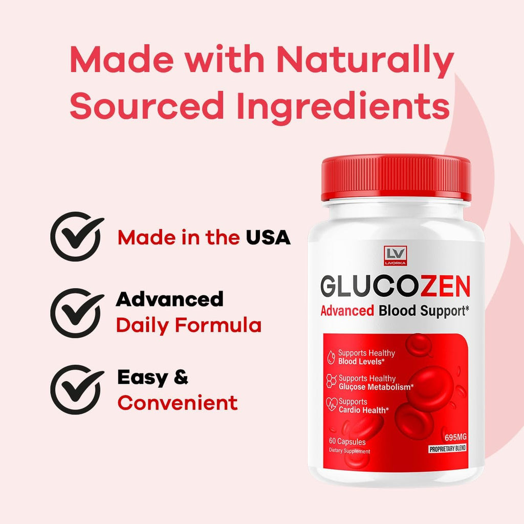 GlucoZen Capsules (3 Pack, 180 Cápsulas)