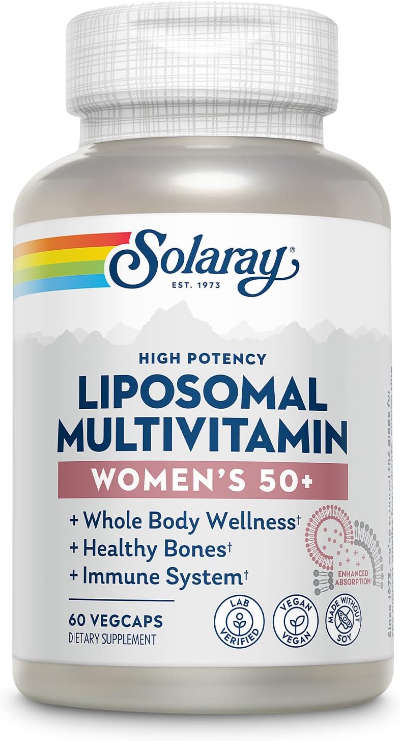 SOLARAY Multivitamínico Liposomal para Mujeres, Alta Absorción - 120 Cápsulas Vegetales