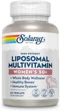 SOLARAY Liposomal Multivitamin for Women 50 Plus - 60 Cápsulas Veganas