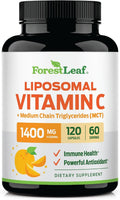 ForestLeaf Vitamina C Liposomal 1400 mg - 120 Cápsulas Veganas