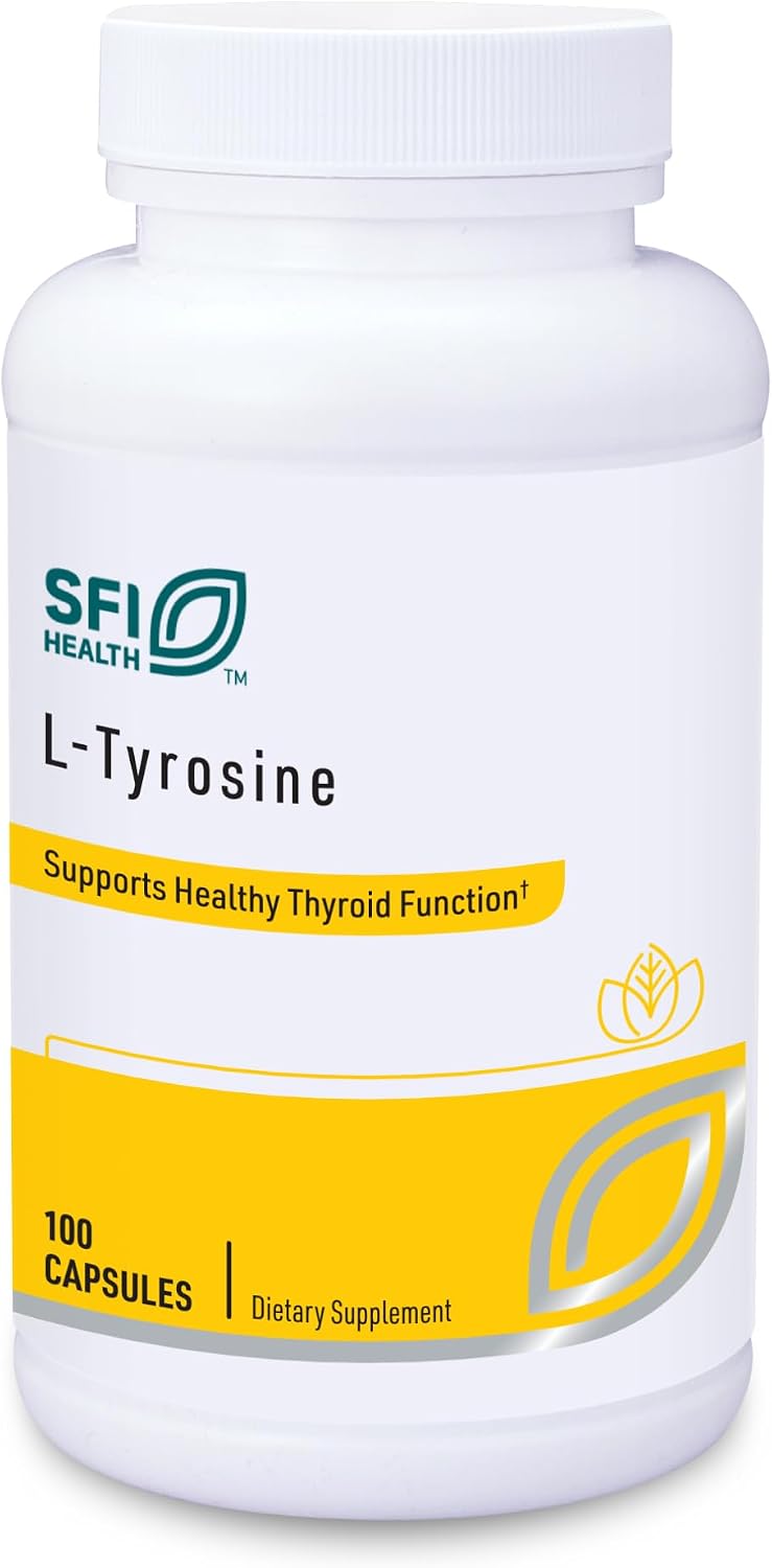 SFI Health Klaire Labs L-Tirosina 500 mg, 100 Cápsulas