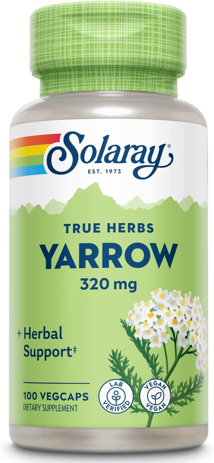 SOLARAY True Herbs Milenrama 320 mg, 100 Cápsulas Vegetales