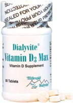 Dialyvite Vitamin D3 Max 50,000 IU 80 Tablets