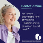 BESTVITE Benfotiamine 300mg (60 Vegan Capsules) Stearate Free - Silicon Dioxide Free - Vegan - Non-GMO - Gluten Free