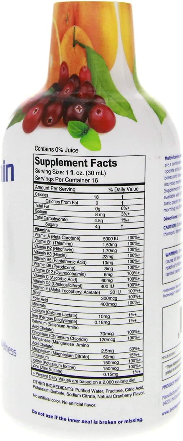 1st Step for Energy Multivitamínico Líquido y Minerales Citrus Burst 473 ml