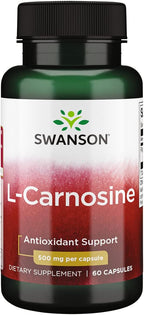 Swanson Ultra L-Carnosina 500 mg 60 Cápsulas