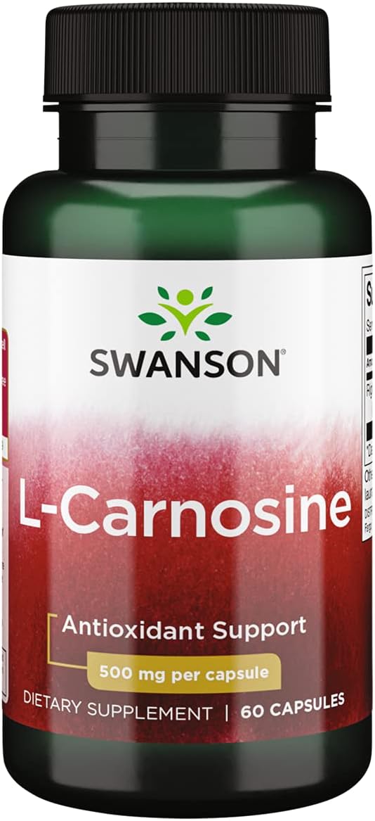 Swanson Ultra L-Carnosina 500 mg 60 Cápsulas