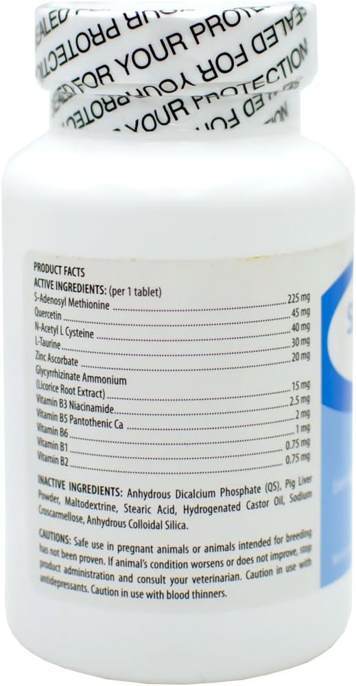 Dr. Muller Pet Solutions SAMeLQ (S-Adenosil) comprimidos masticables para perros y gatos, 225 mg, 30 unidades