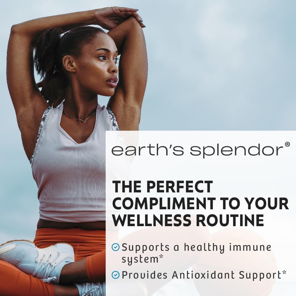 Earth's Splendor Complejo de Cúrcuma con Pimienta Negra 500mg, 90 Cápsulas