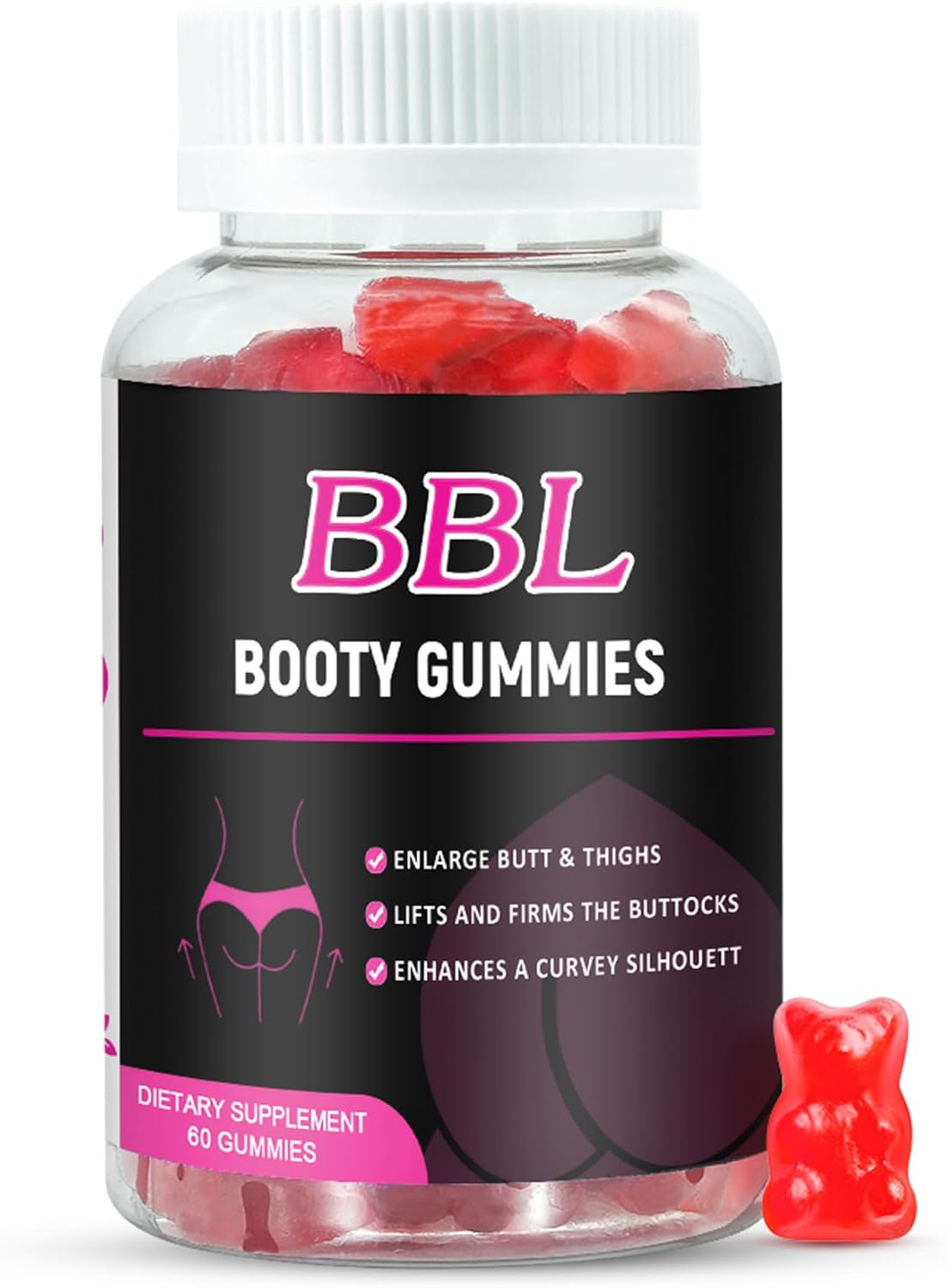 Aromlife Gominolas BBL para Mujeres - 60 Gominolas con Forma de Osito