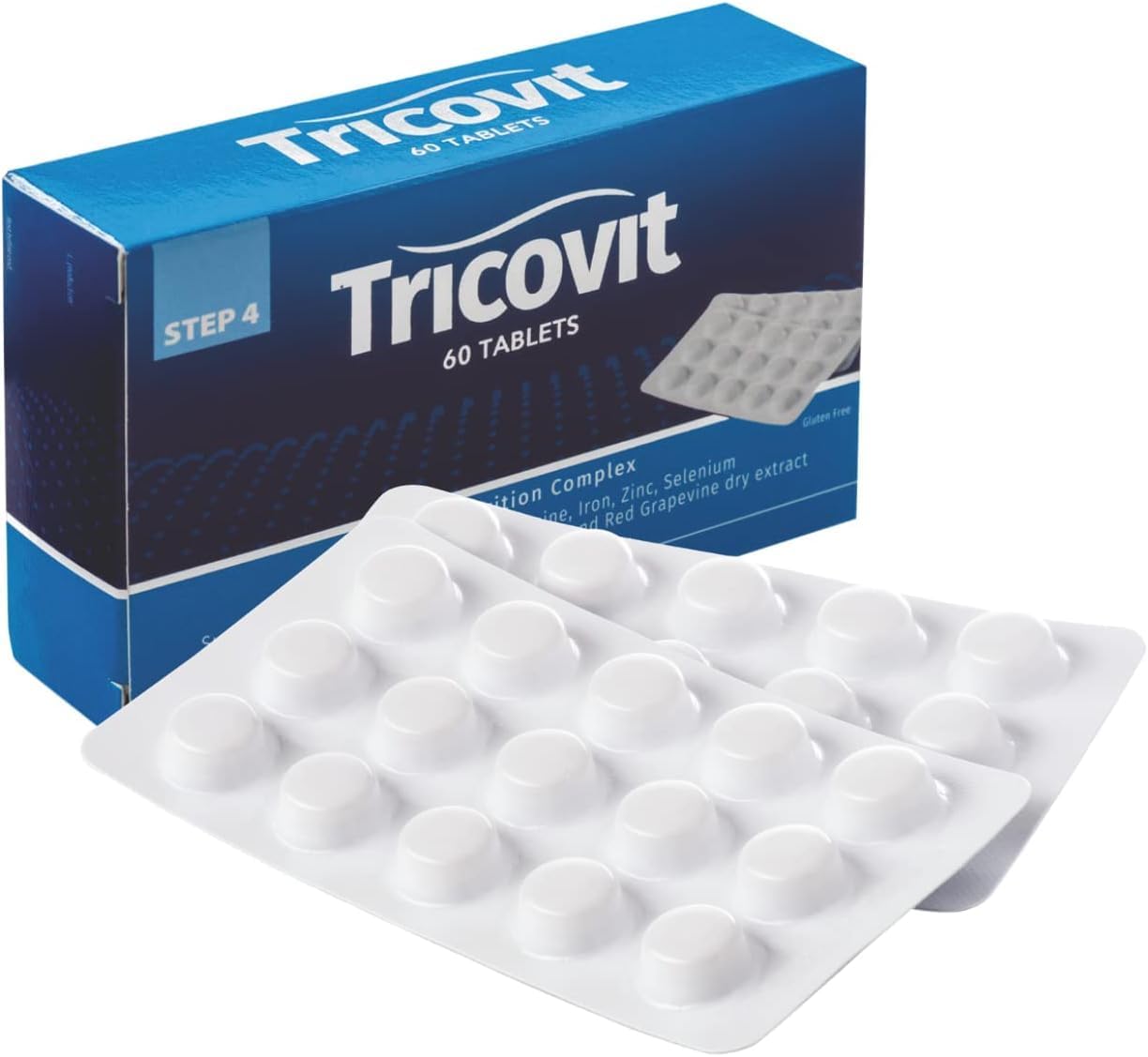 Tricovit Suplemento para el Crecimiento del Cabello y las Uñas - 60 Comprimidos