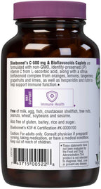 Bluebonnet Vitamin C 500 mg with Bioflavonoids, 90 Caplets