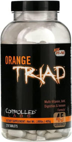CONTROLLED LABS Orange Triad Multivitamínico para Hombres y Mujeres - 180 Comprimidos