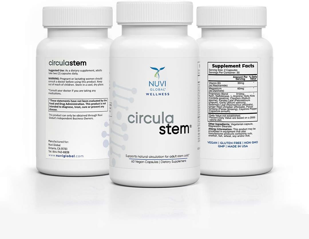 CIRCULA STEM 60 Cápsulas - Nutrición para Células Madre Adultas